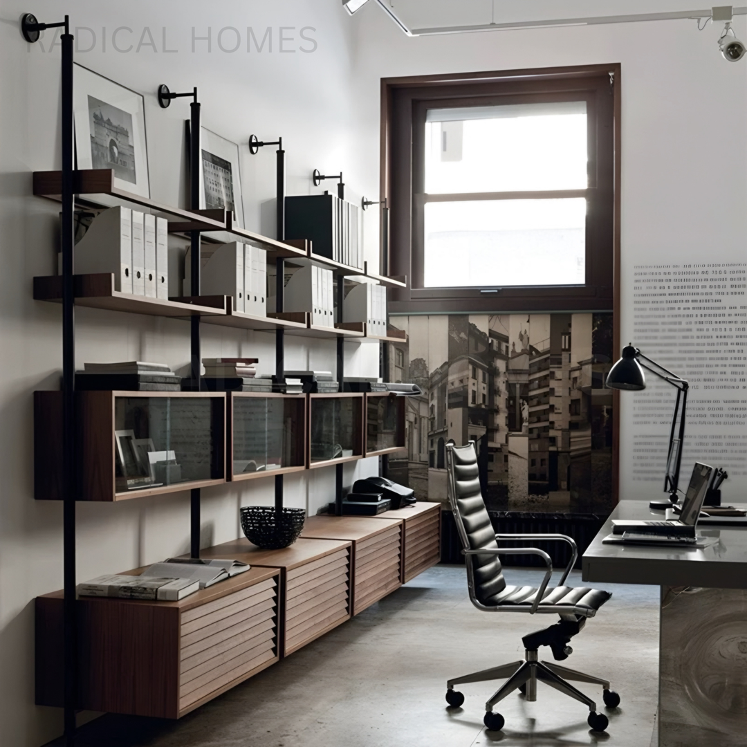 SAMEEL Modern Solid Wood Bookshelf - Radical Homes Singapore