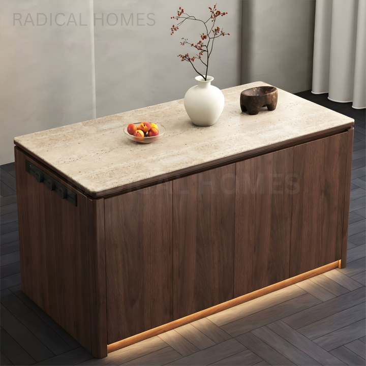 KORA Modern Sintered Stone Kitchen Island