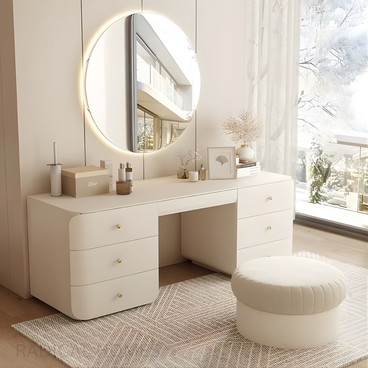 VIVIANA Modern Solid Wood Vanity Table