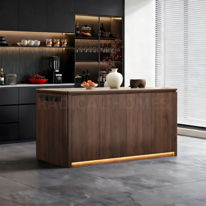 KORA Modern Sintered Stone Kitchen Island