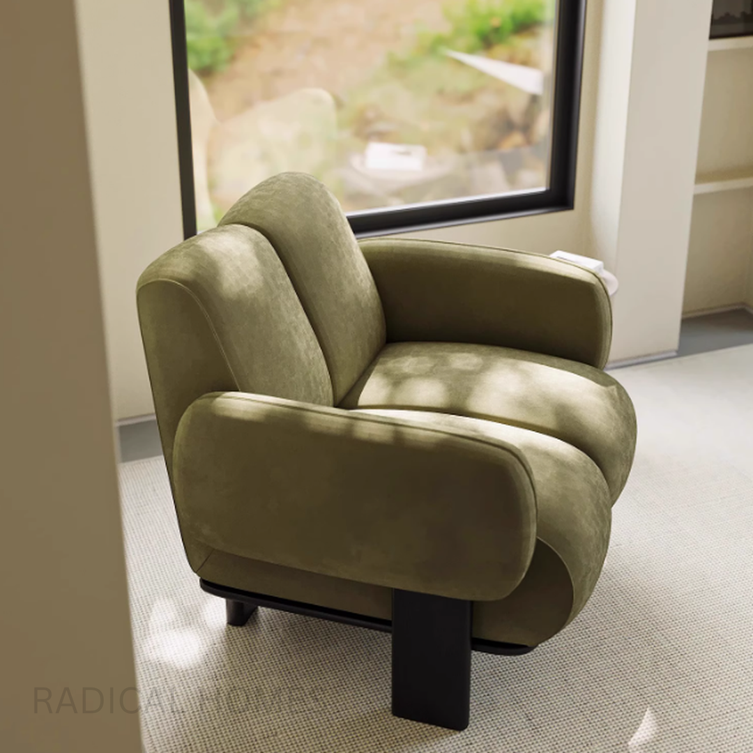 KOALA Modern Fabric Lounge Chair