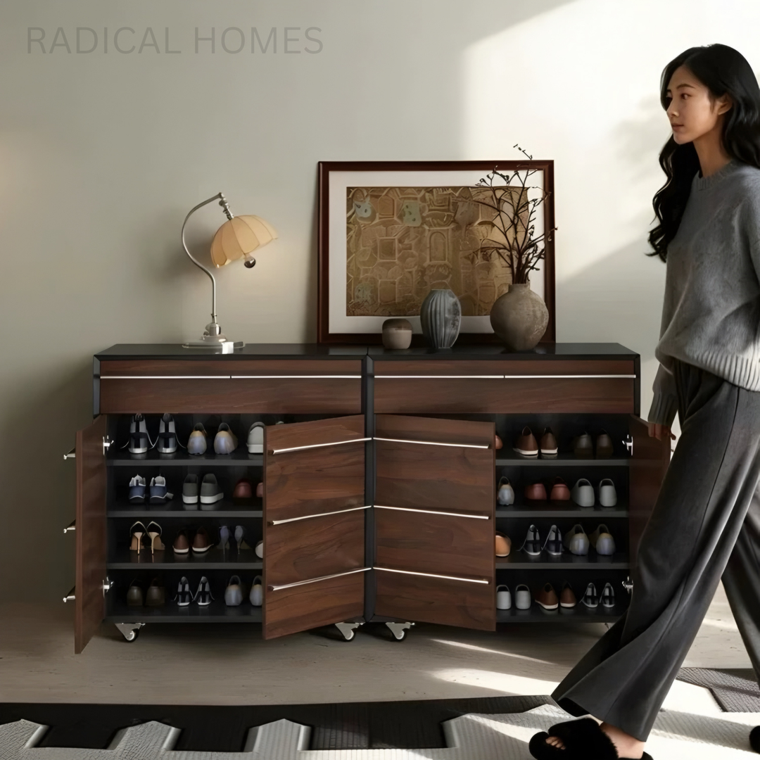 ZAREVON Modern Shoe Cabinet