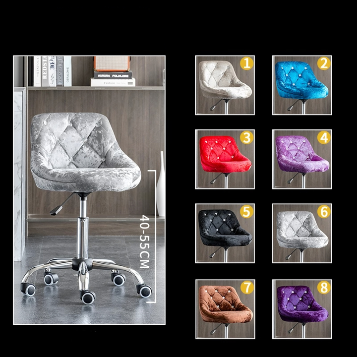 VANO Modern Velvet Bar Stool - Radical Homes Singapore