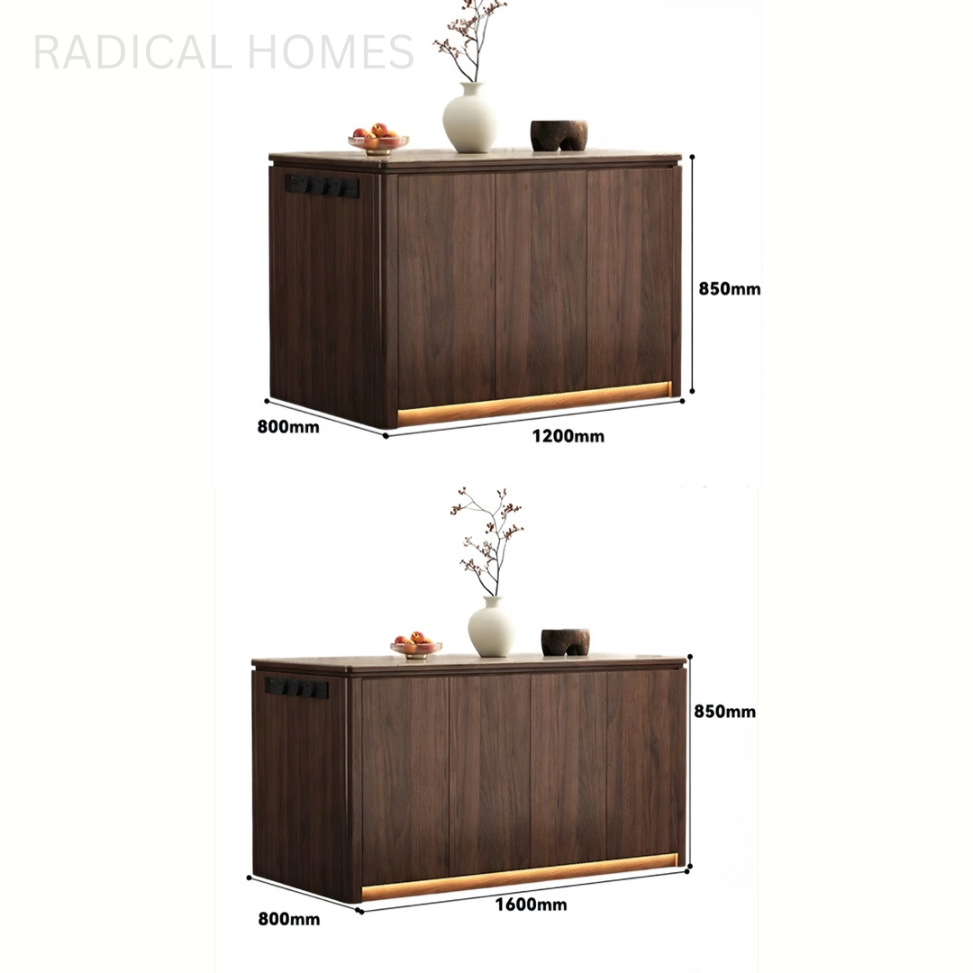 KORA Modern Sintered Stone Kitchen Island