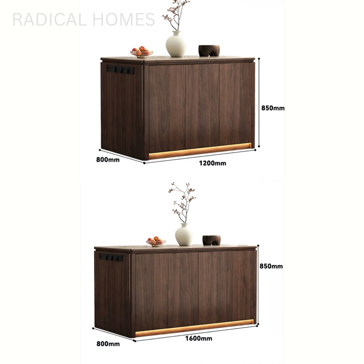 KORA Modern Sintered Stone Kitchen Island