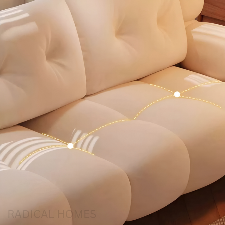 NIMBUS Modern Scratch Proof Suede Fabric Sofa