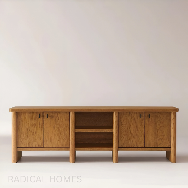 HAWTHORN Vintage Solid Wood TV Console - Radical Homes Singapore