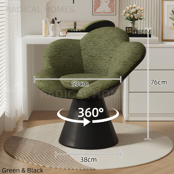 NOVAL Modern Swivel Vanity Chair