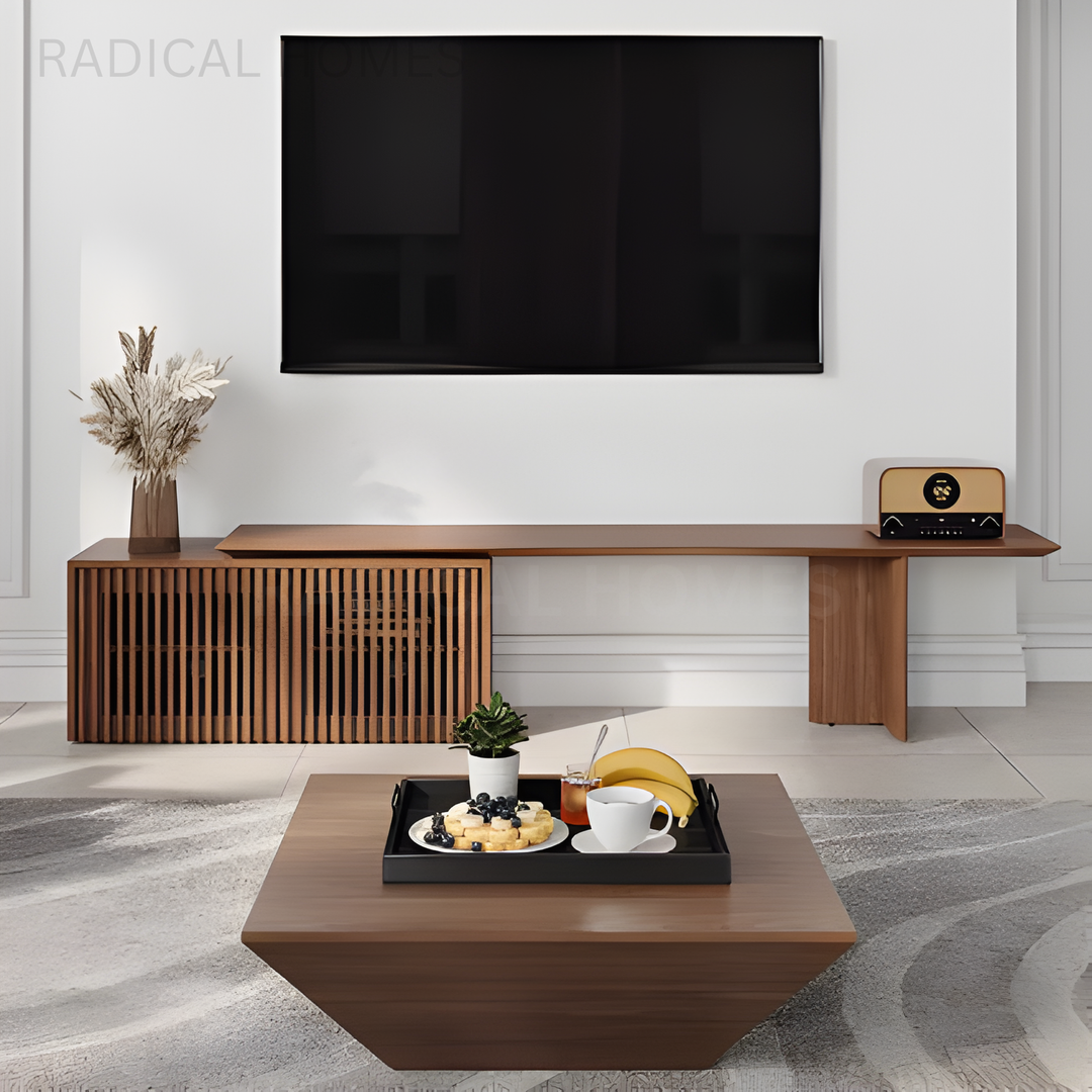 KAIRO Wabi Sabi Solid Wood TV Console - Radical Homes Singapore