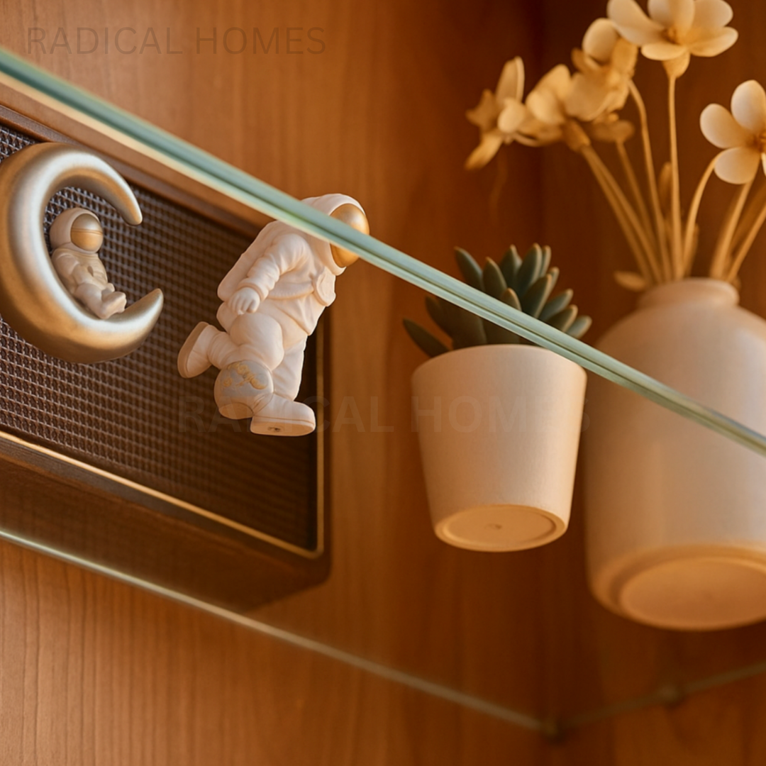 DIM Japandi Solid Wood Display Cabinet - Radical Homes Singapore