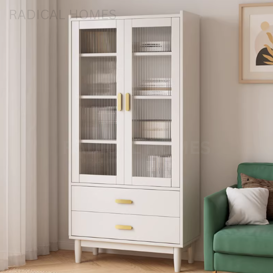 SELENE Modern Tall Cabinet - Radical Homes Singapore