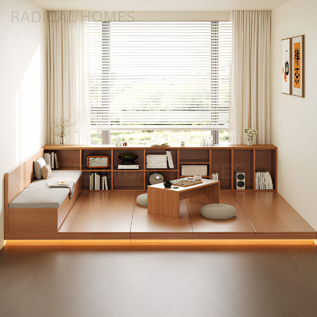 EDEN Japanese Storage Platform & Bench