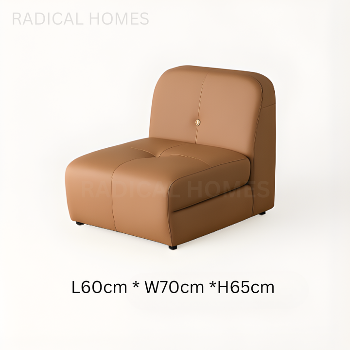 LUCCI Modern Leather Sofa Bed - Radical Homes Singapore