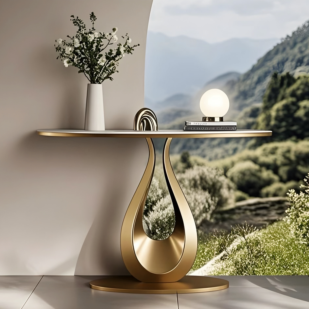 STUFES Modern Sintered Stone Console Table