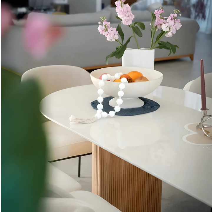 CREMA Oval Sintered Stone Dining Table
