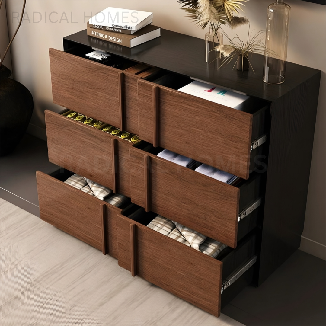VERONA Modern Solid Wood Chest of Drawers