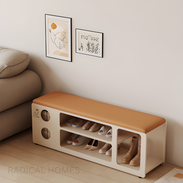 PORTER Minimalist Entryway Shoe Bench