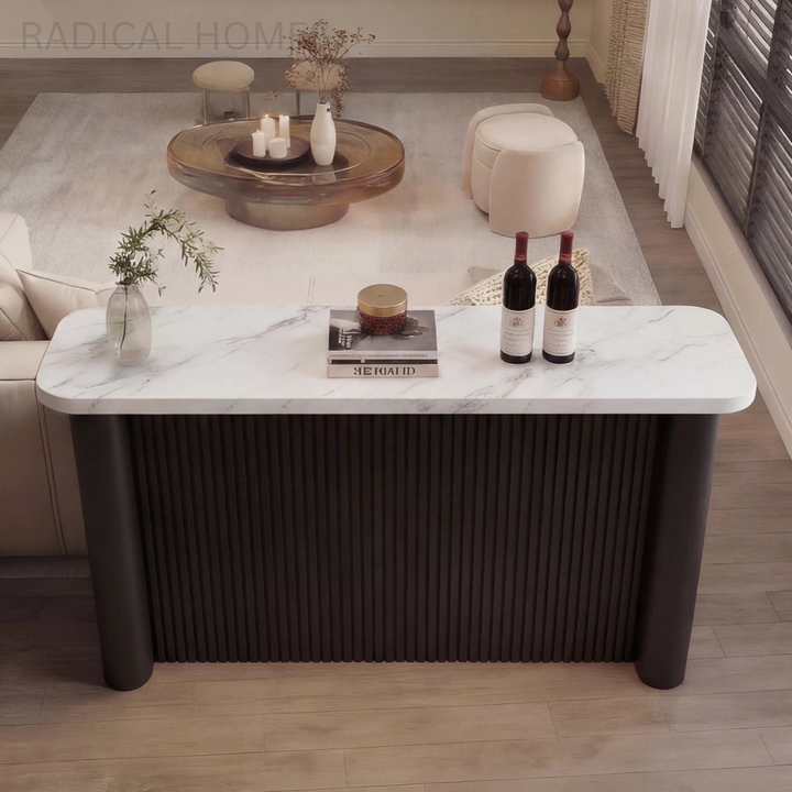 ARVESSA Modern Sintered Stone Bar Table