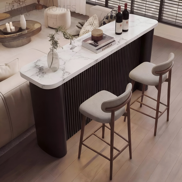 ARVESSA Modern Sintered Stone Bar Table - Radical Homes Singapore