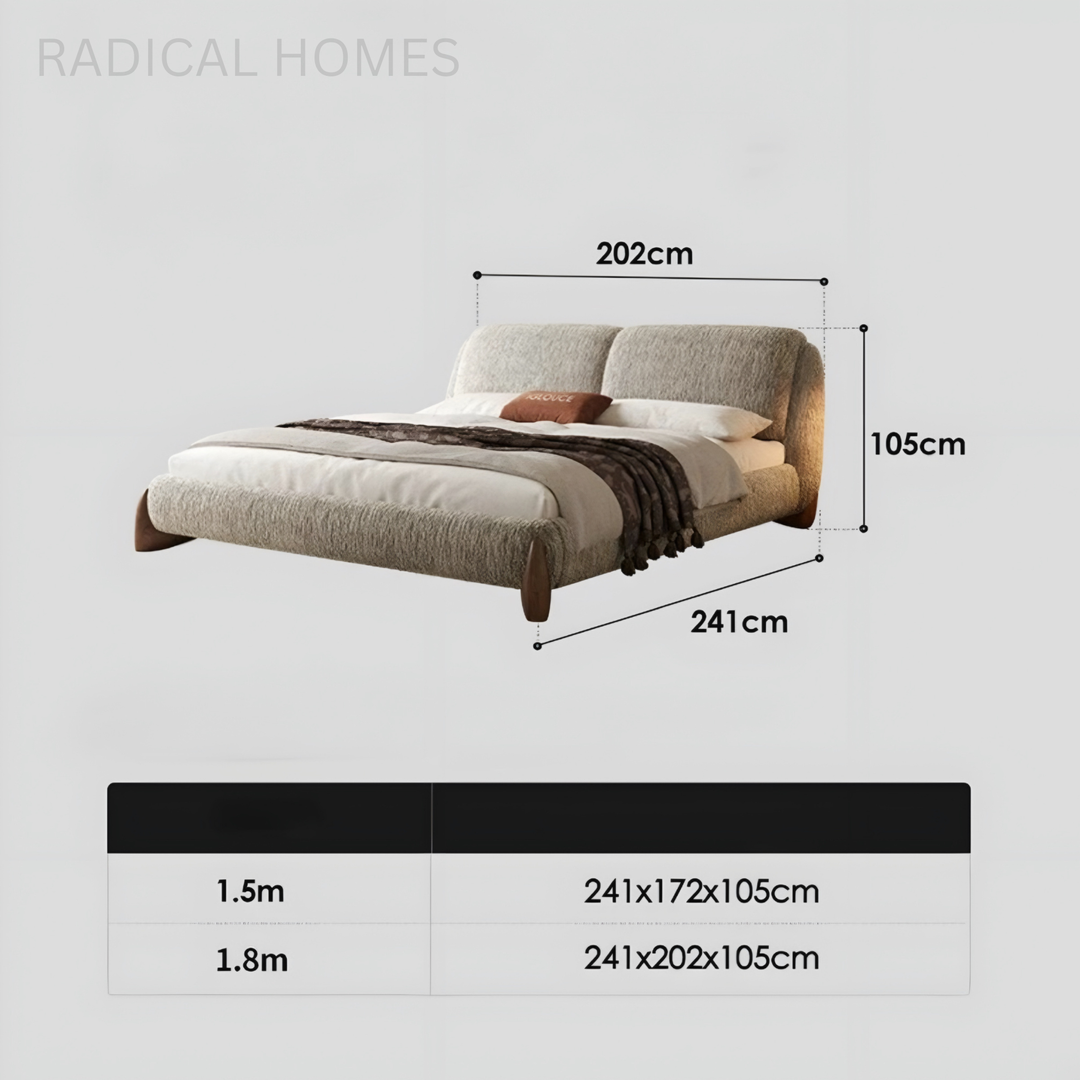 VENO Modern Fabric Bedframe
