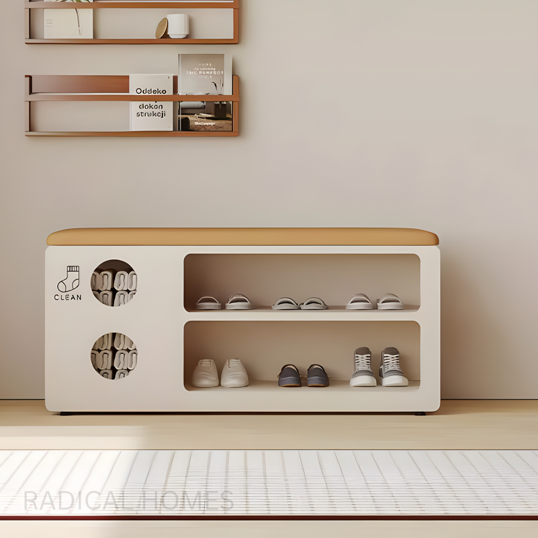 PORTER Minimalist Entryway Shoe Bench