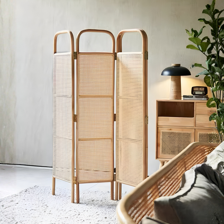 SORA Rustic Rattan Partition