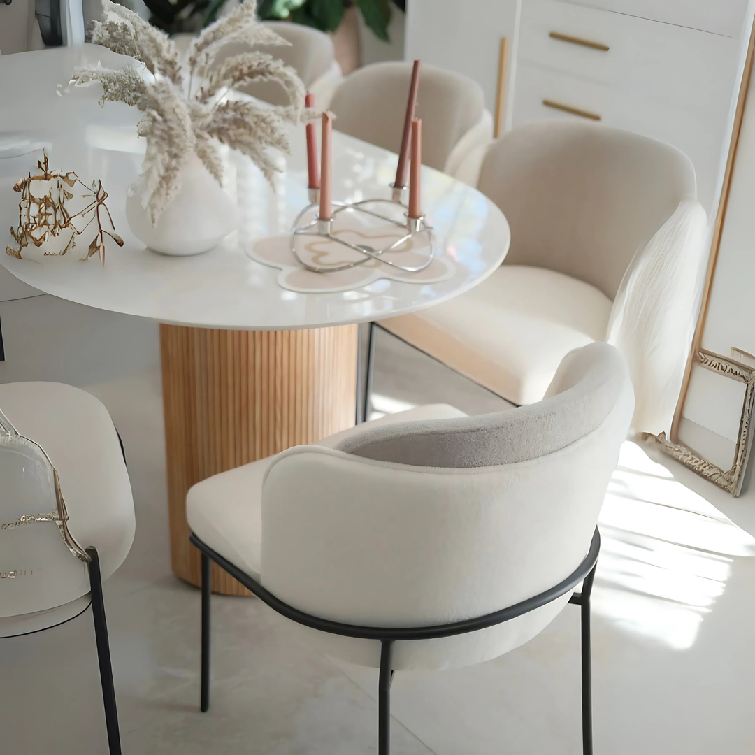 CREMA Oval Sintered Stone Dining Table