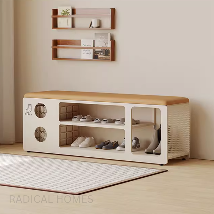 PORTER Minimalist Entryway Shoe Bench