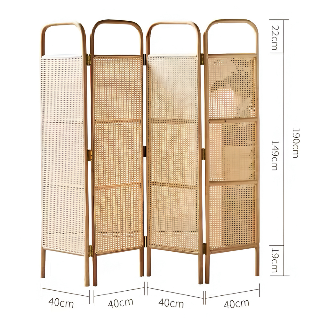 SORA Rustic Rattan Partition