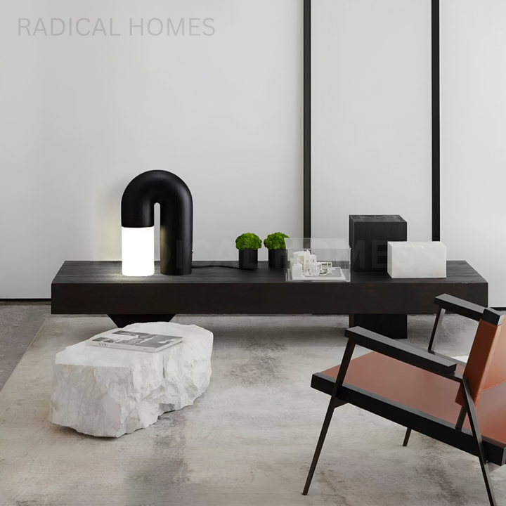 ULLY Japandi Solid Wood Table Lamp - Radical Homes Singapore