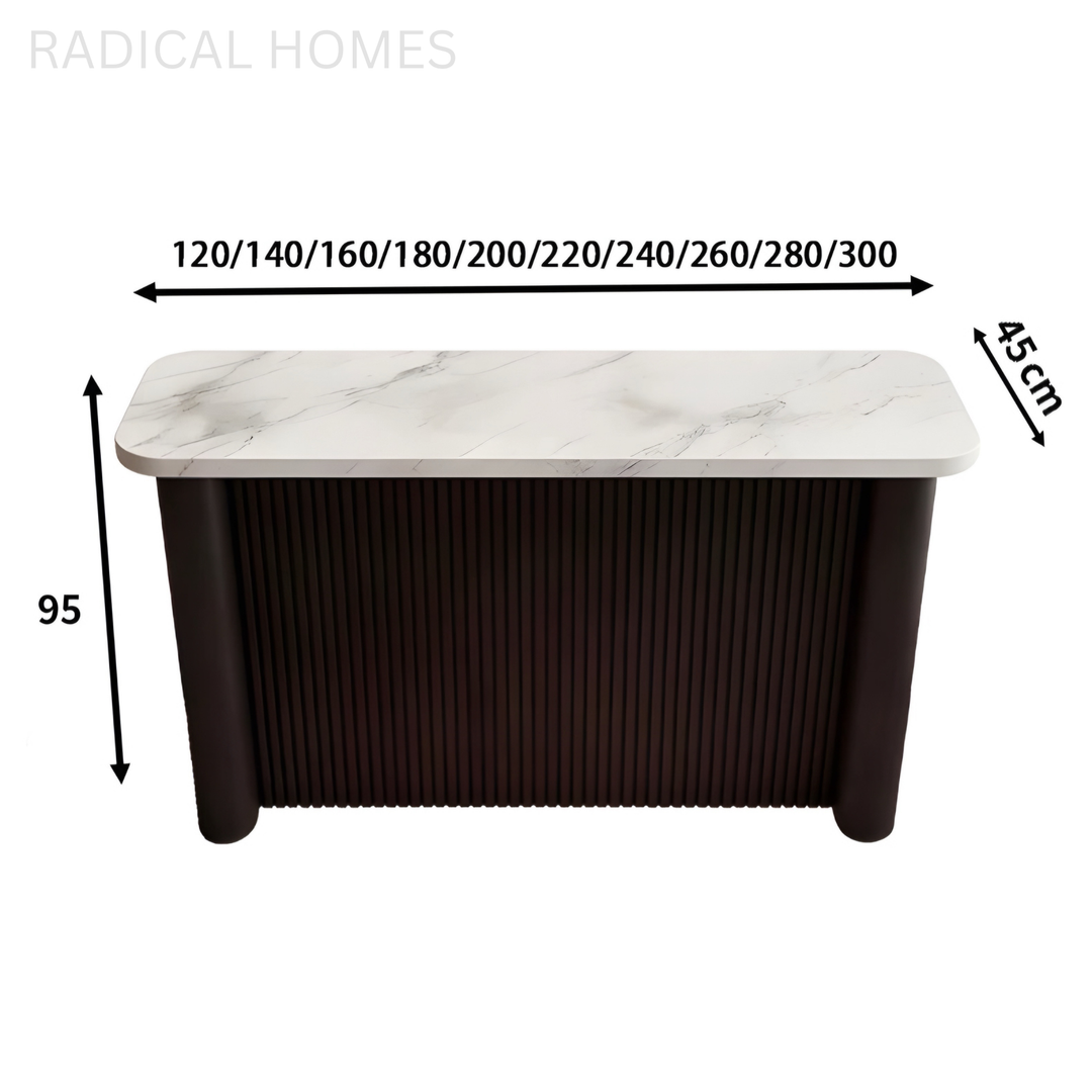 ARVESSA Modern Sintered Stone Bar Table - Radical Homes Singapore