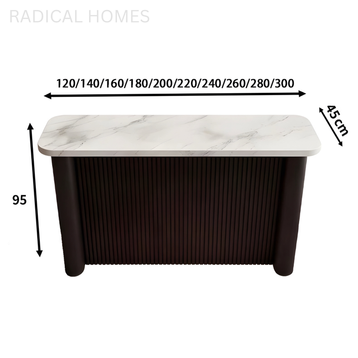 ARVESSA Modern Sintered Stone Bar Table - Radical Homes Singapore