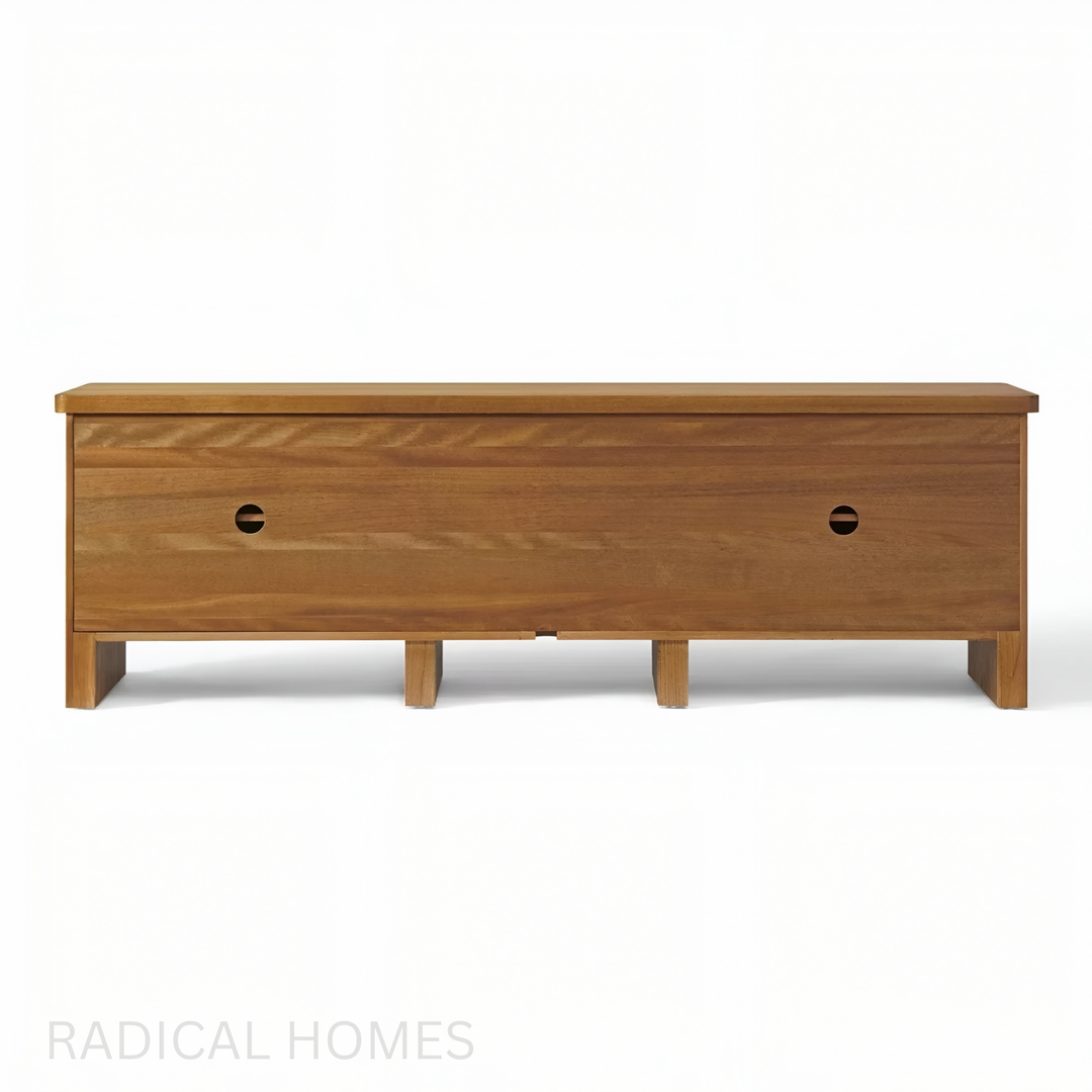 HAWTHORN Vintage Solid Wood TV Console - Radical Homes Singapore