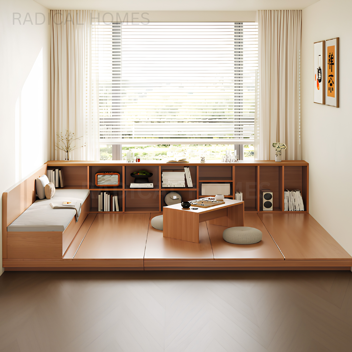 EDEN Japanese Storage Platform & Bench