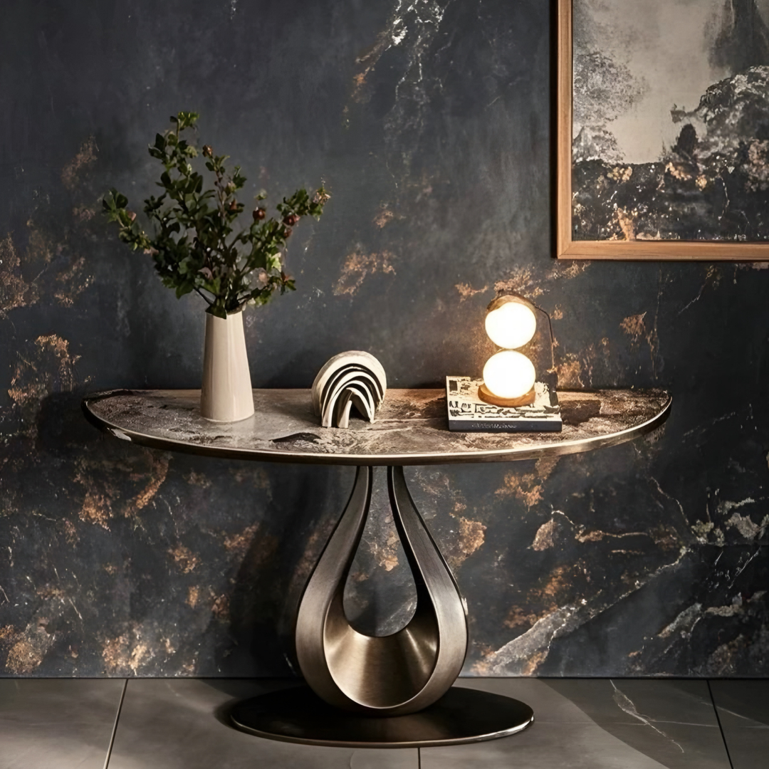 STUFES Modern Sintered Stone Console Table