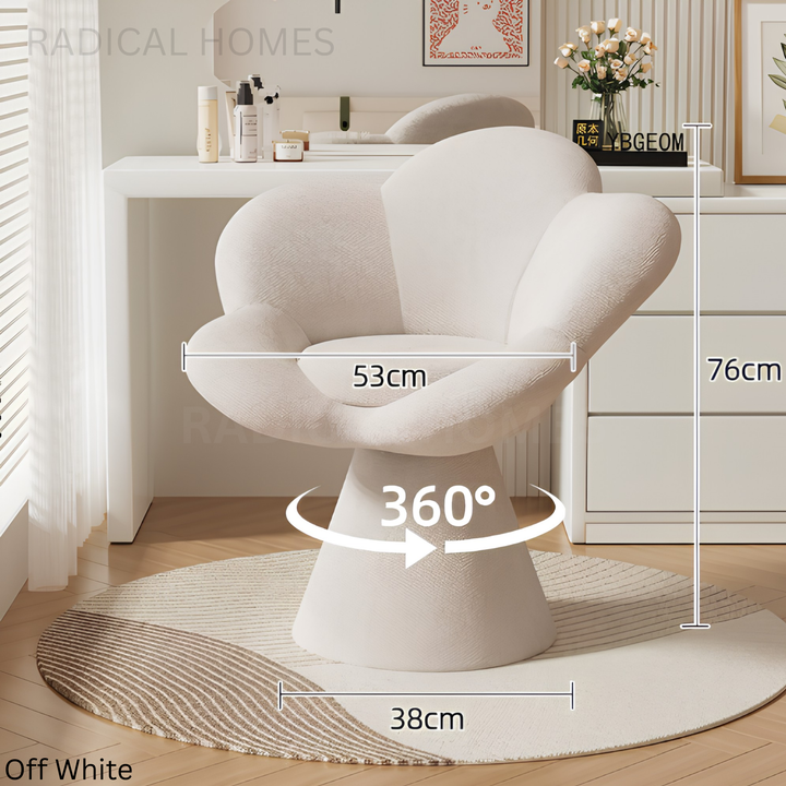 NOVAL Modern Swivel Vanity Chair