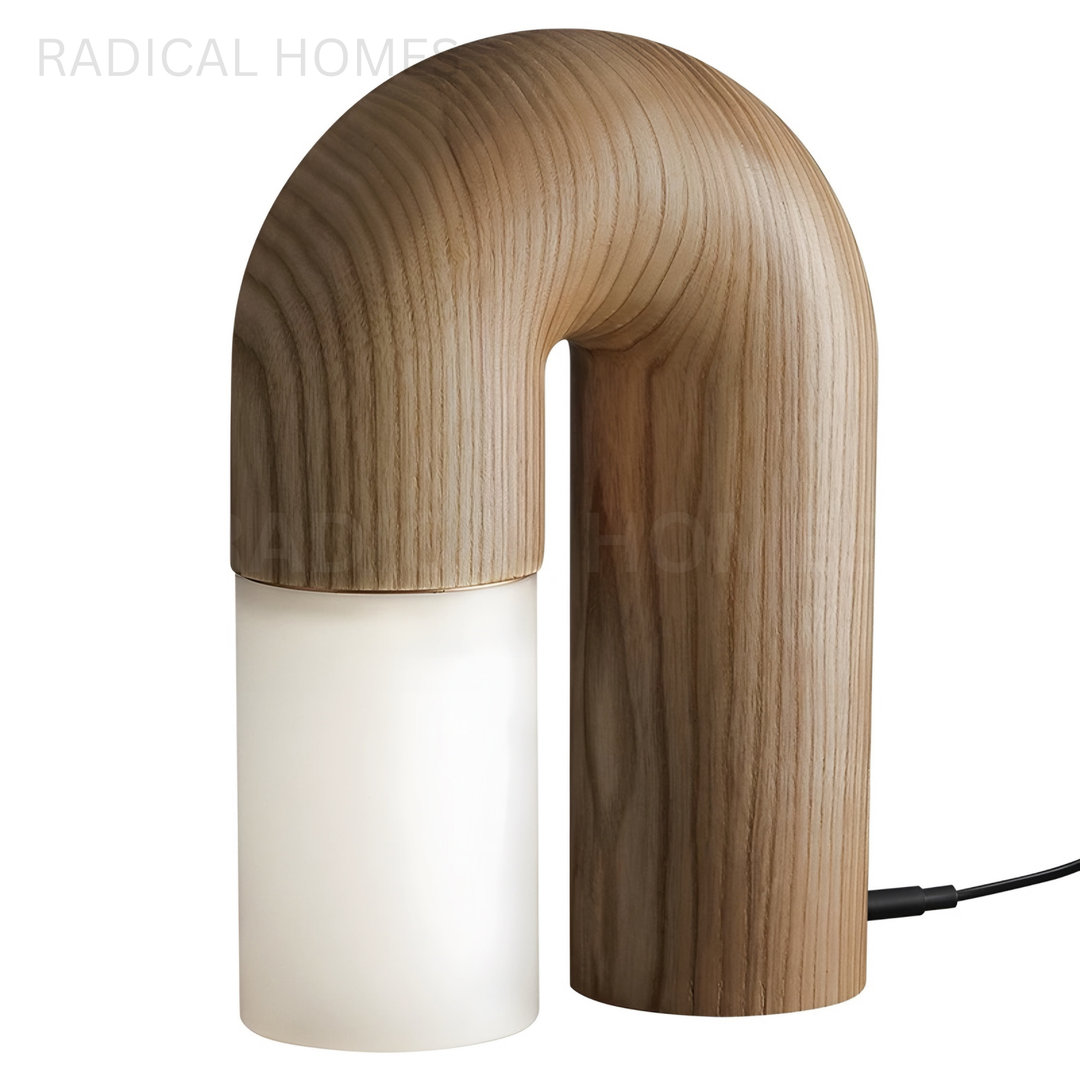 ULLY Japandi Solid Wood Table Lamp - Radical Homes Singapore
