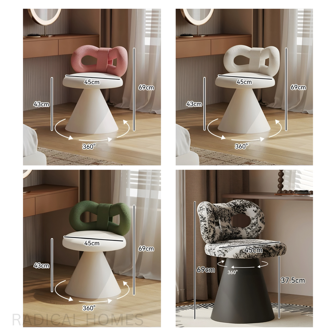 MORIAN Modern Rotating Vanity Stool