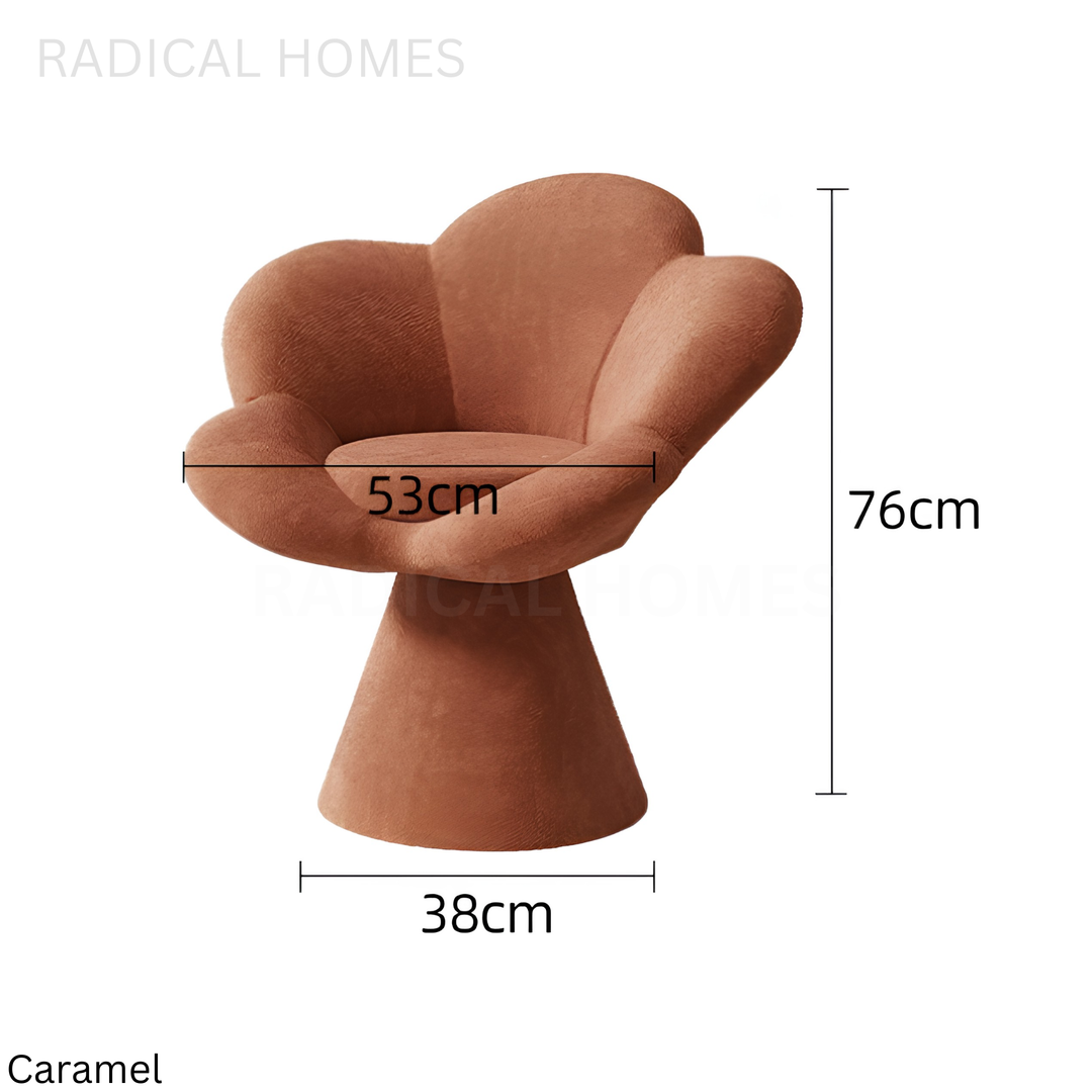 NOVAL Modern Swivel Vanity Chair