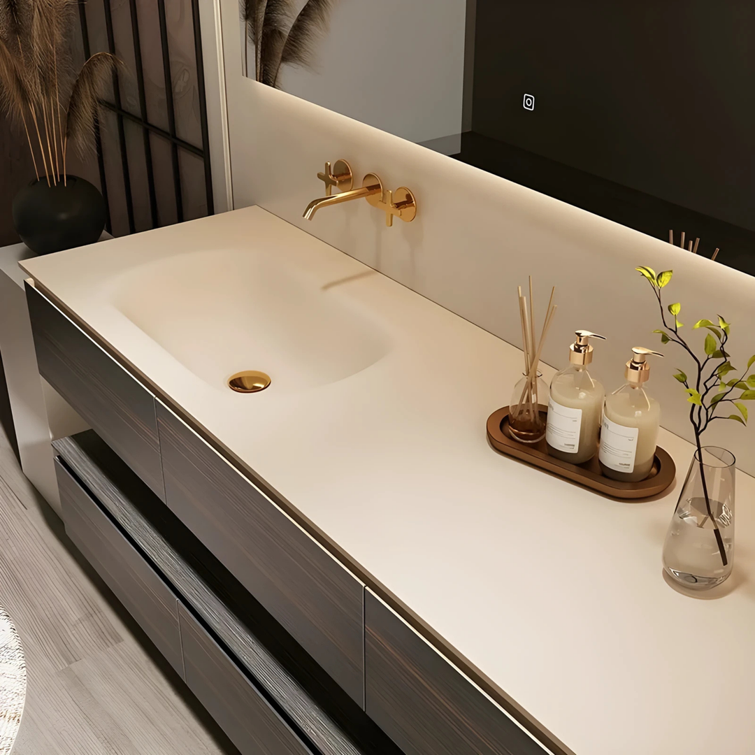 NOIRROCK Modern Sintered Stone Vanity Sink