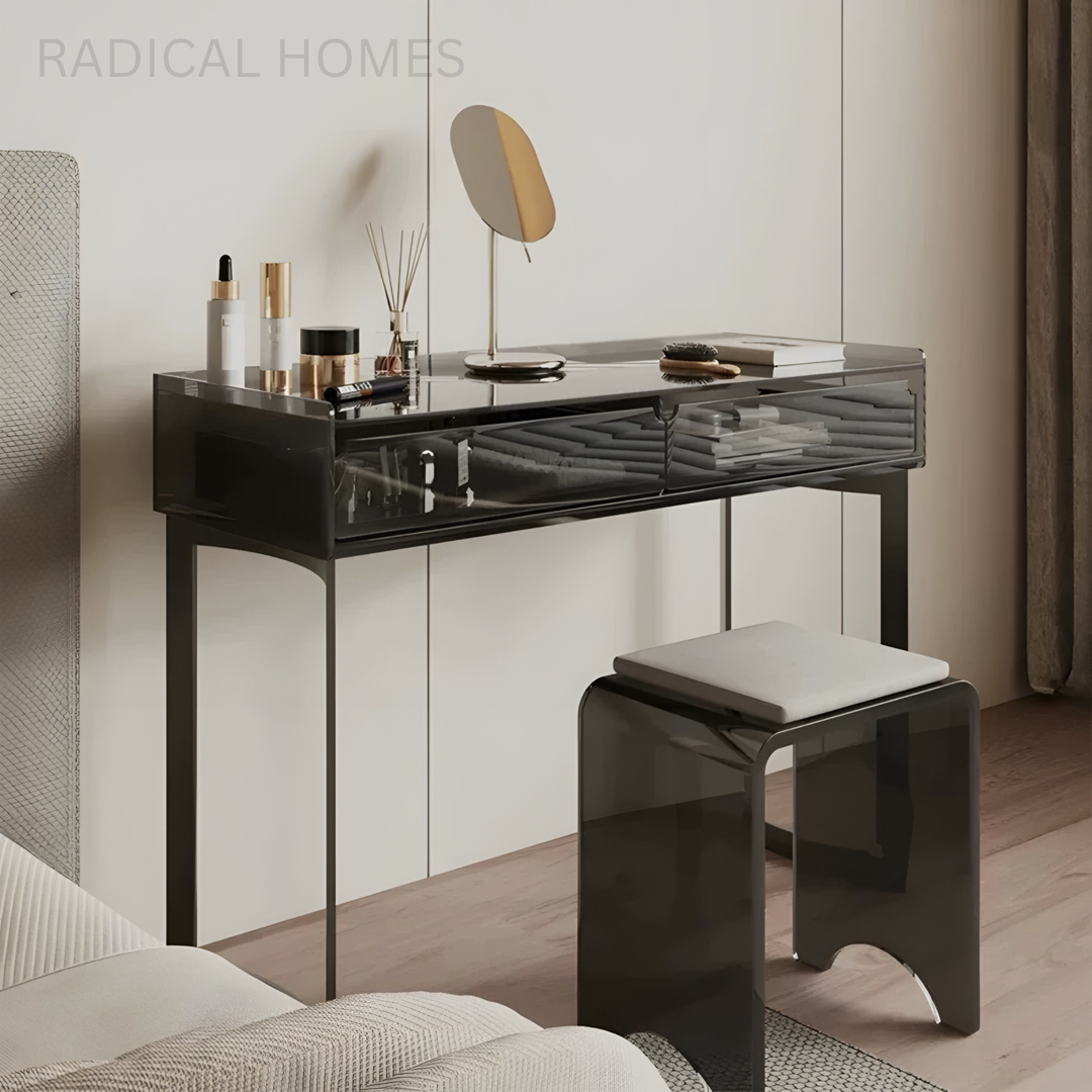 FARES Minimalist Acrylic Vanity Table - Radical Homes Singapore