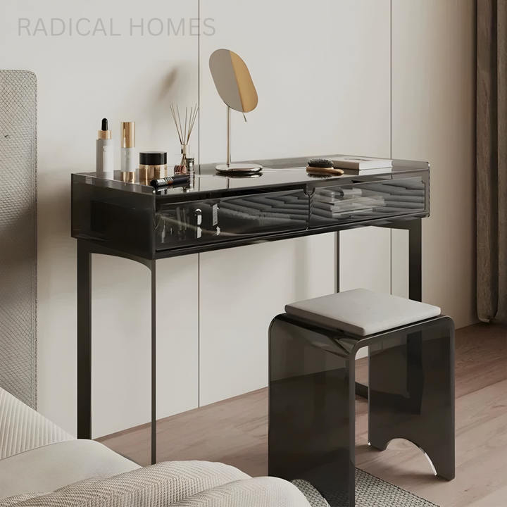 FARES Minimalist Acrylic Vanity Table - Radical Homes Singapore