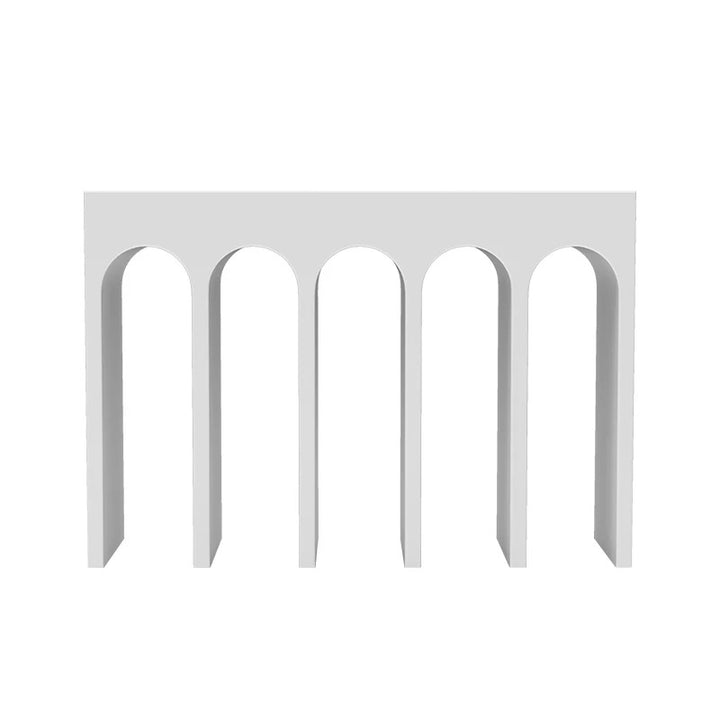 MUEDA Modern White Console Table