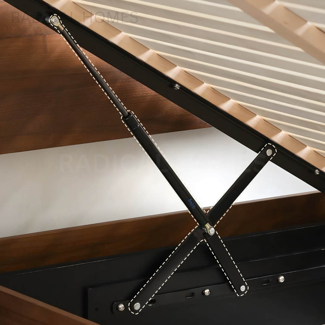 OCCARA Aesop Solid Wood Bedframe - Radical Homes Singapore