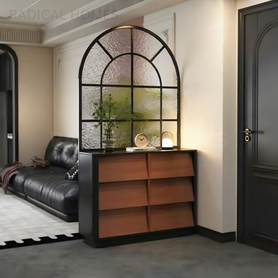 RAVENNA Modern Sideboard With Arched Glass Partition
