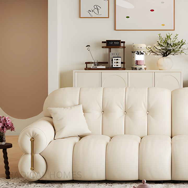 CLOUDIA Modern Leather Sofa