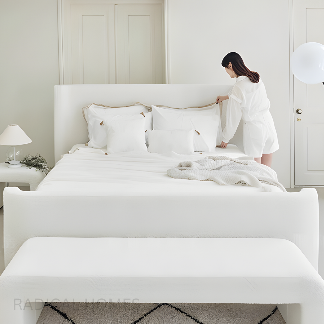 LISSETTE Modern Fabric Bed