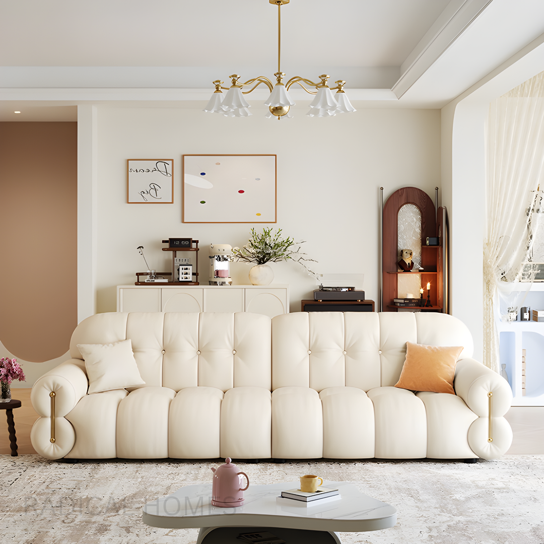 CLOUDIA Modern Leather Sofa