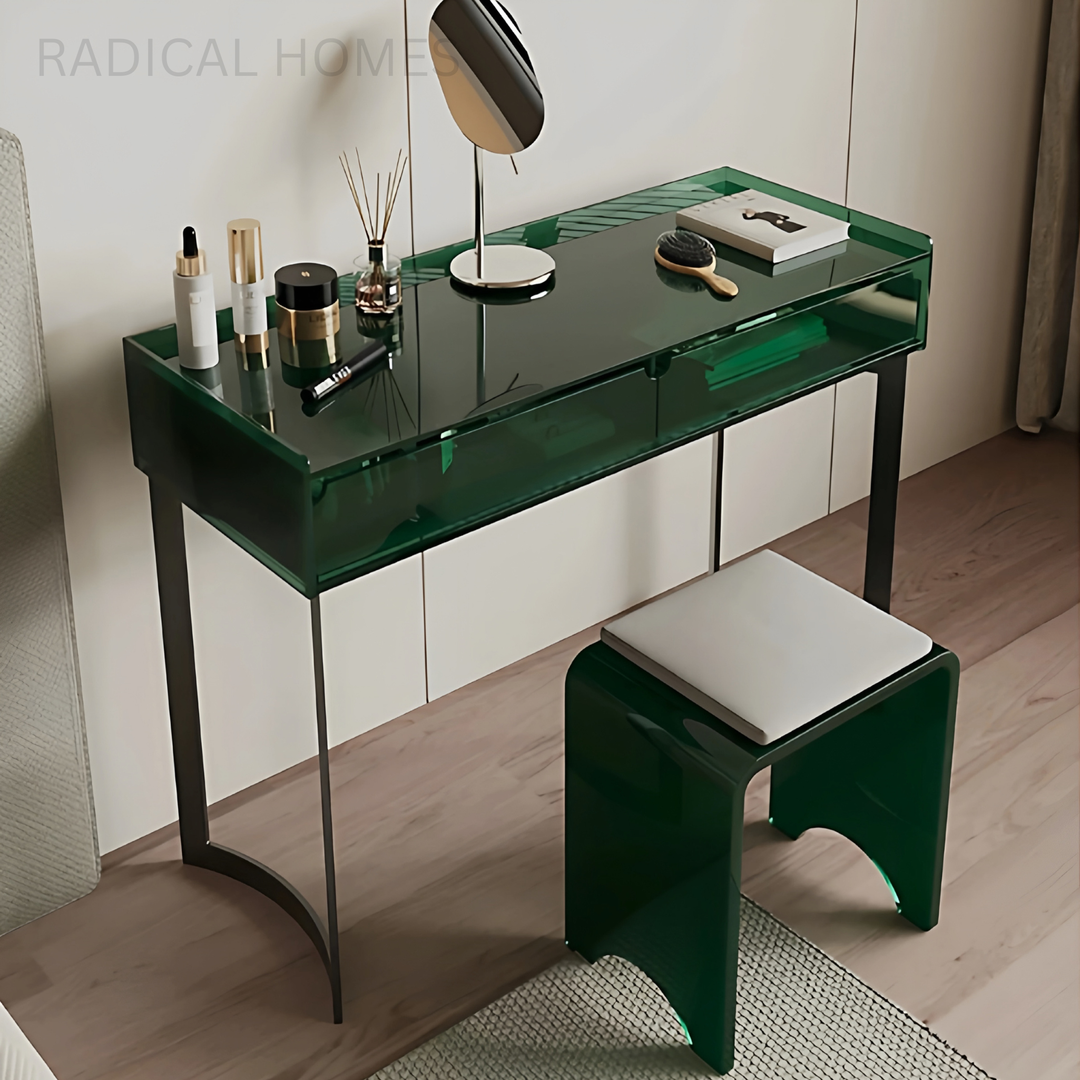 FARES Minimalist Acrylic Vanity Table - Radical Homes Singapore
