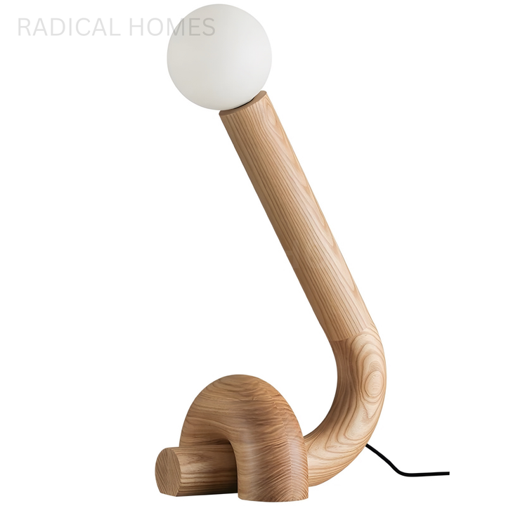 TOBI Wabi Sabi Solid Wood Table Lamp - Radical Homes Singapore